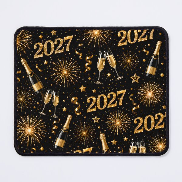Item preview, Gold New Year 2027 Celebration Pattern designed and sold by TinyWeird.