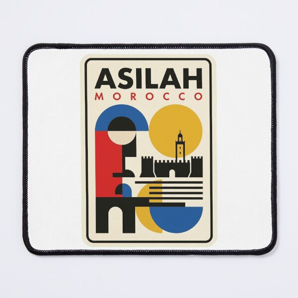 Item preview, Retro Asilah Bauhaus Geometric Skyline designed and sold by k3rstman1.