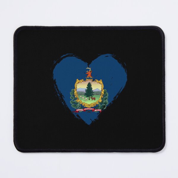 Item preview, Distressed Vermont Flag Heart VT designed and sold by shitpostee.