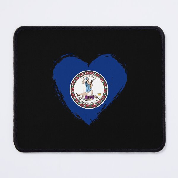 Item preview, Distressed Virginia Flag Heart VA designed and sold by shitpostee.