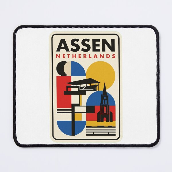 Item preview, Retro Assen Bauhaus Geometric Skyline designed and sold by k3rstman1.