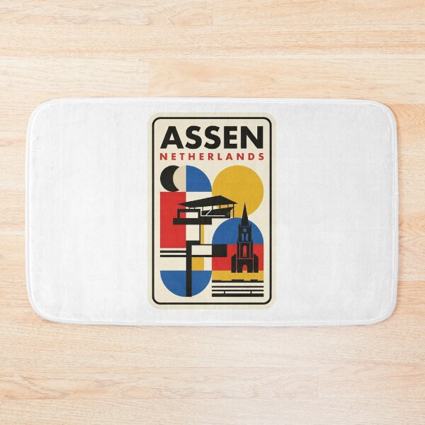 Item preview, Retro Assen Bauhaus Geometric Skyline designed and sold by k3rstman1.