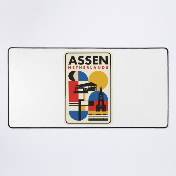 Item preview, Retro Assen Bauhaus Geometric Skyline designed and sold by k3rstman1.