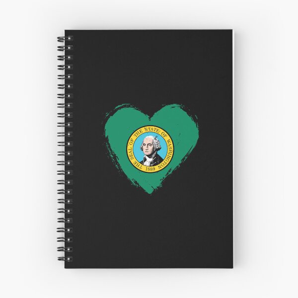 Item preview, Distressed Washington Flag Heart WA designed and sold by shitpostee.