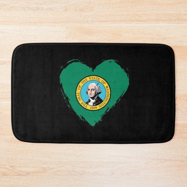 Item preview, Distressed Washington Flag Heart WA designed and sold by shitpostee.