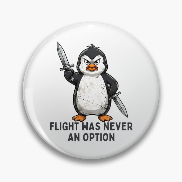 Item preview, Funny Penguin Flight Was Never An Option Sarcastic Animal Shirt designed and sold by Teetreasure2.