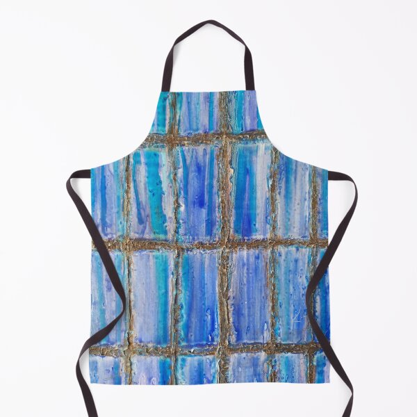 Item preview, stained-glass window painting, abstract rain on windowpane designed and sold by Emily Macafore.