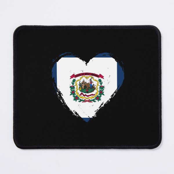 Item preview, Distressed West Virginia Flag Heart WV designed and sold by shitpostee.