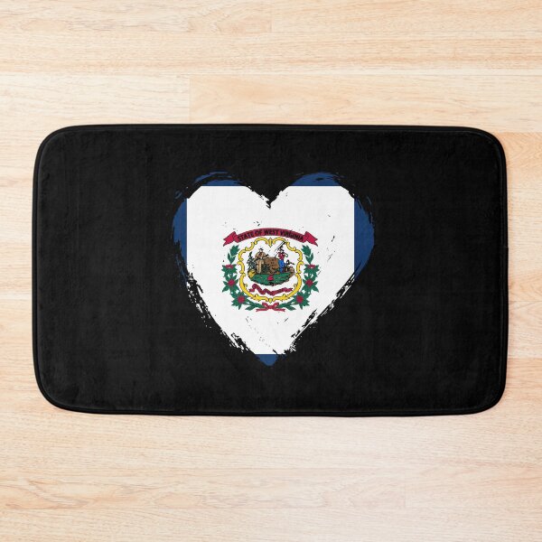 Item preview, Distressed West Virginia Flag Heart WV designed and sold by shitpostee.
