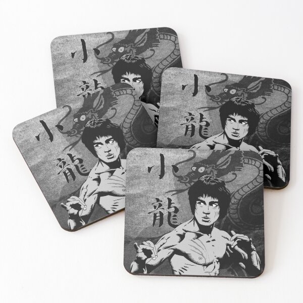 Item preview, Bruce Lee dragon design (bw) designed and sold by trisfits.