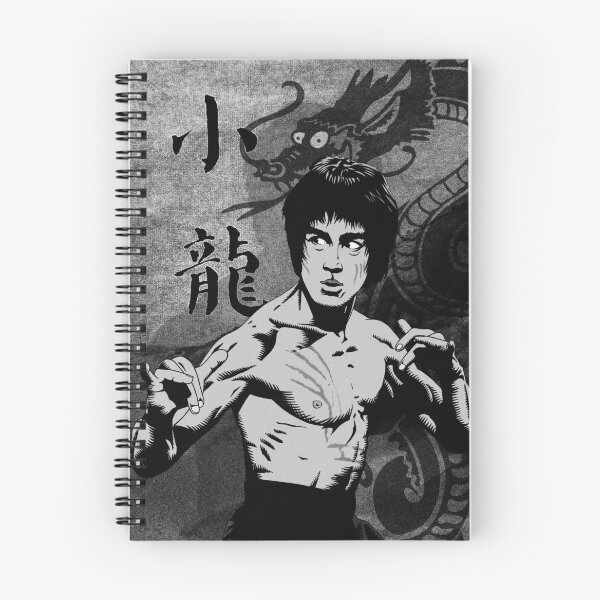 Item preview, Bruce Lee dragon design (bw) designed and sold by trisfits.