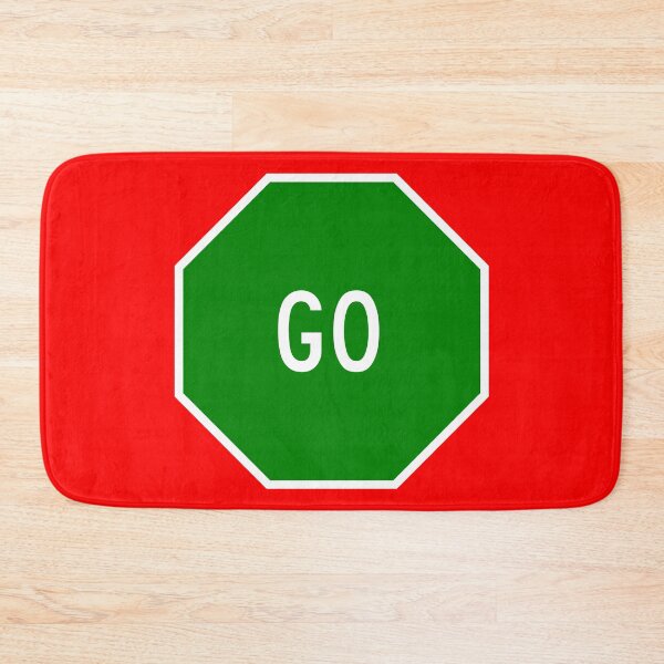 Item preview, Green Go Stop Sign designed and sold by Karate Octopus.