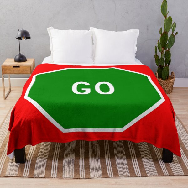 Item preview, Green Go Stop Sign designed and sold by Karate Octopus.