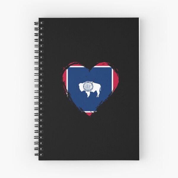 Item preview, Distressed Wyoming Flag Heart WY designed and sold by shitpostee.