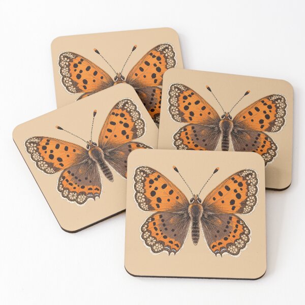 Item preview, Laced female large copper butterfly designed and sold by etherElric.