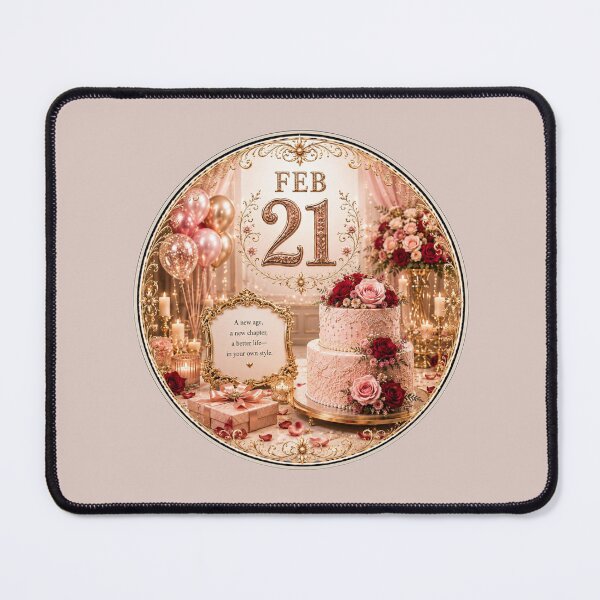 Item preview, February 21 Elegant Birthday Celebration Design designed and sold by LunaMoments.