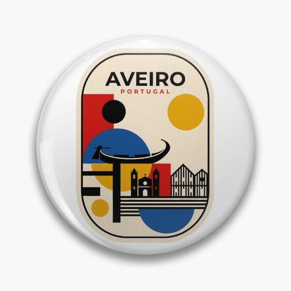 Item preview, Retro Aveiro Bauhaus Geometric Skyline designed and sold by k3rstman1.