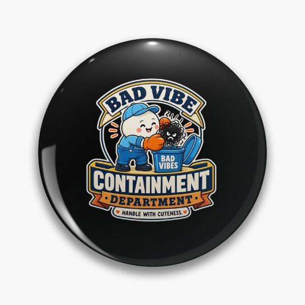 Item preview, Cute Bad Vibe Containment Department designed and sold by elderberry.