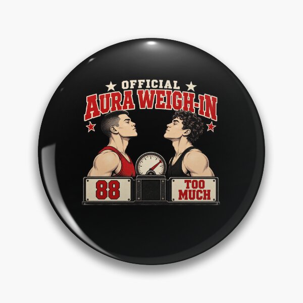 Item preview, Funny Official Aura Weigh-In Battle Humor Art designed and sold by elderberry.