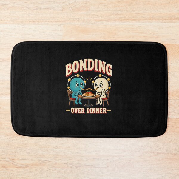 Item preview, Funny Electrons Bonding Over Dinner Spaghetti Chemical Bond Art designed and sold by elderberry.