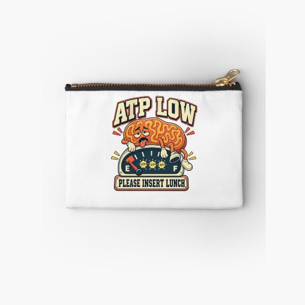 Item preview, Funny ATP Low Please Insert Lunch Mitochondria Brain Humor Art designed and sold by elderberry.