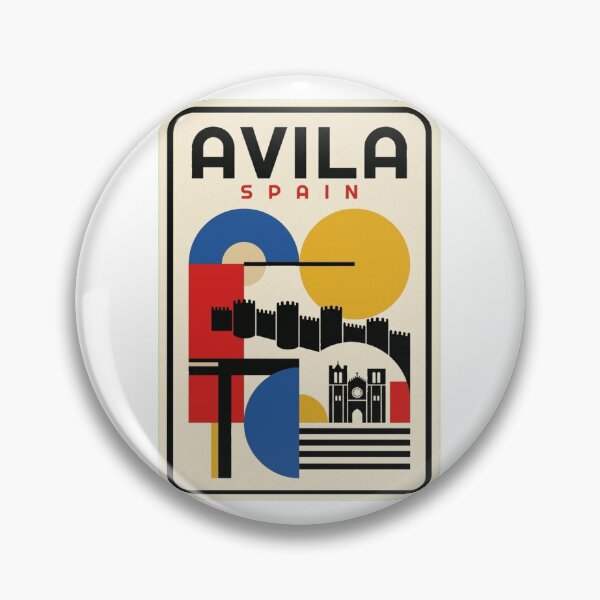Item preview, Retro Avila Bauhaus Geometric Skyline designed and sold by k3rstman1.