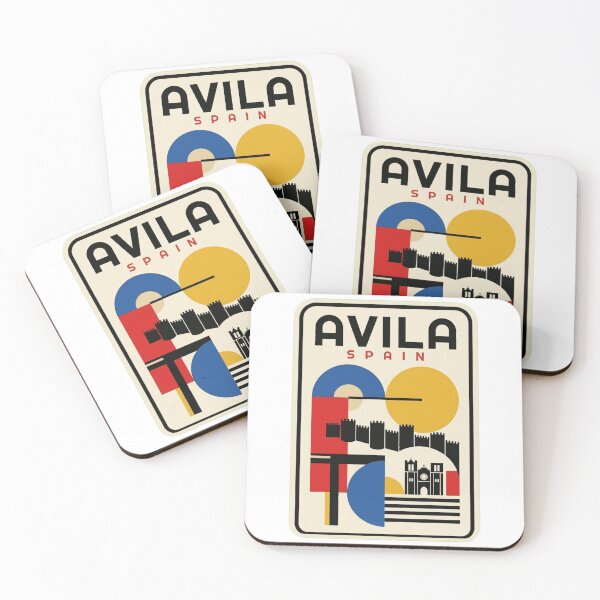 Item preview, Retro Avila Bauhaus Geometric Skyline designed and sold by k3rstman1.