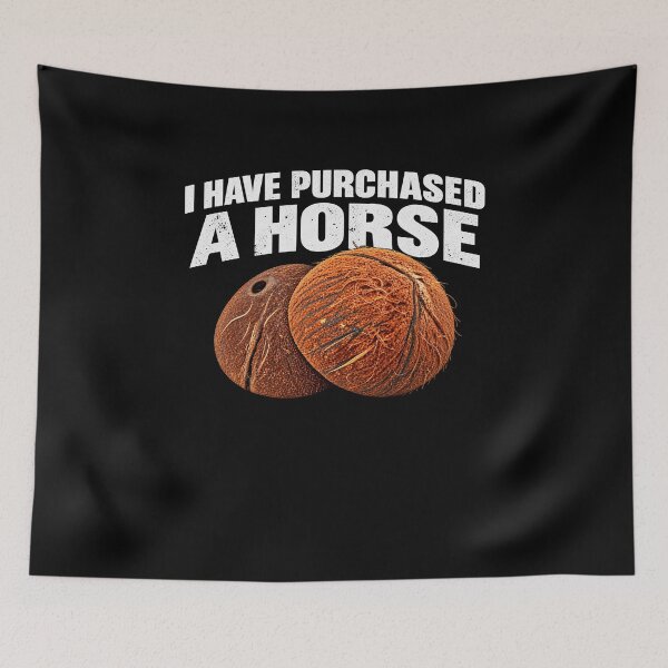 Item preview, Funny I Have Purchased A Horse Coconut Joke Art designed and sold by elderberry.
