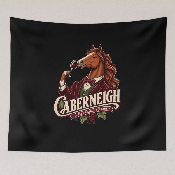 Item preview, Caberneigh Horse and Wine Wordplay designed and sold by elderberry.