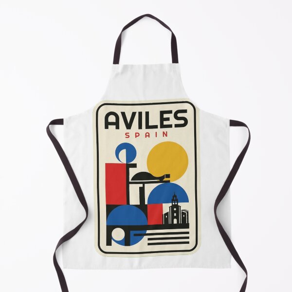 Aperçu de l'œuvre Skyline géométrique rétro Aviles Bauhaus créée et vendue par k3rstman1.