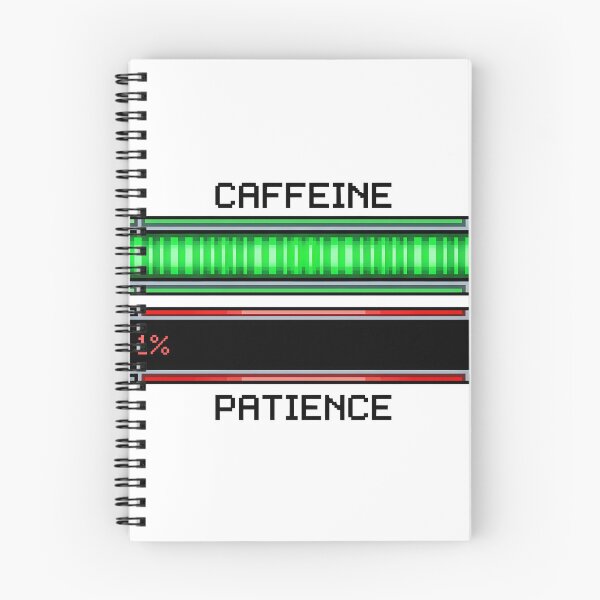 Item preview, Programmer Health Bars Caffeine Full Patience Low Retro Pixel Art designed and sold by WorldShop17.