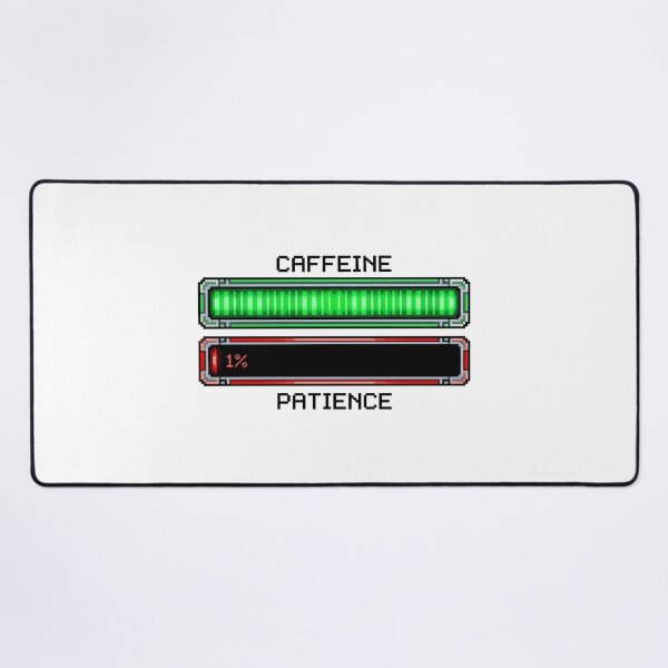 Item preview, Programmer Health Bars Caffeine Full Patience Low Retro Pixel Art designed and sold by WorldShop17.