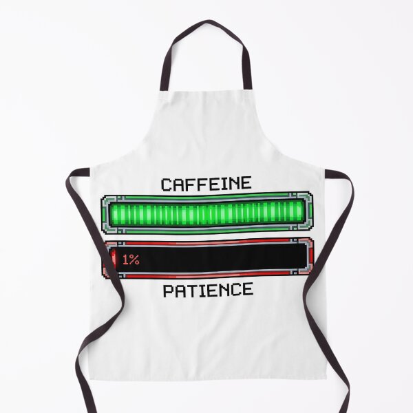 Item preview, Programmer Health Bars Caffeine Full Patience Low Retro Pixel Art designed and sold by WorldShop17.