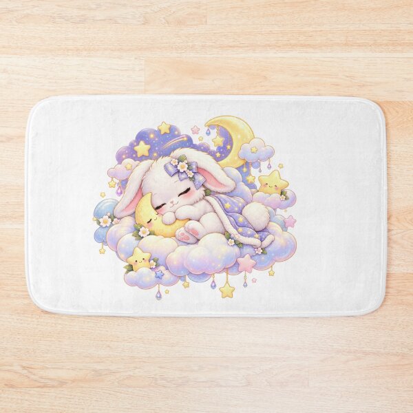 Item preview, Sleepy Bunny Dreaming on the Moon designed and sold by jgvisualarts.