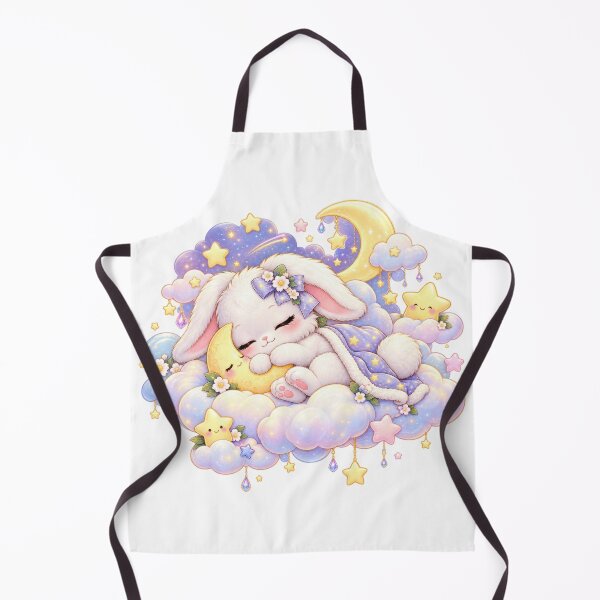 Item preview, Sleepy Bunny Dreaming on the Moon designed and sold by jgvisualarts.