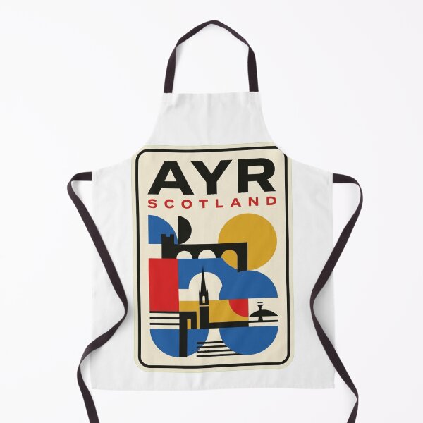 Item preview, Retro Ayr Bauhaus Geometric Skyline designed and sold by k3rstman1.