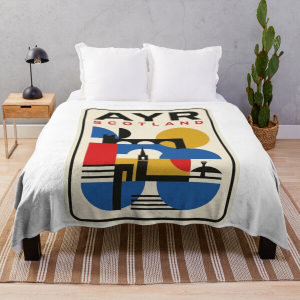 Item preview, Retro Ayr Bauhaus Geometric Skyline designed and sold by k3rstman1.