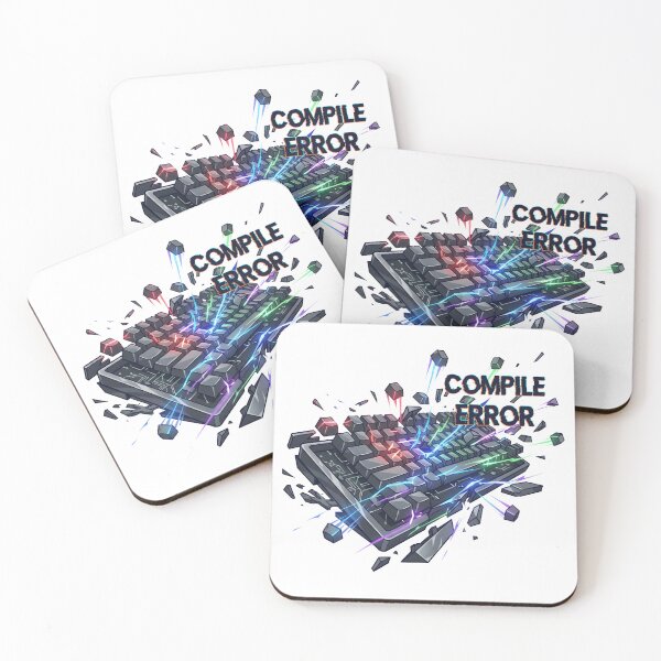 Item preview,  Compile Error Keyboard Smash Cyberpunk Programmer Rage Humor designed and sold by WorldShop17.