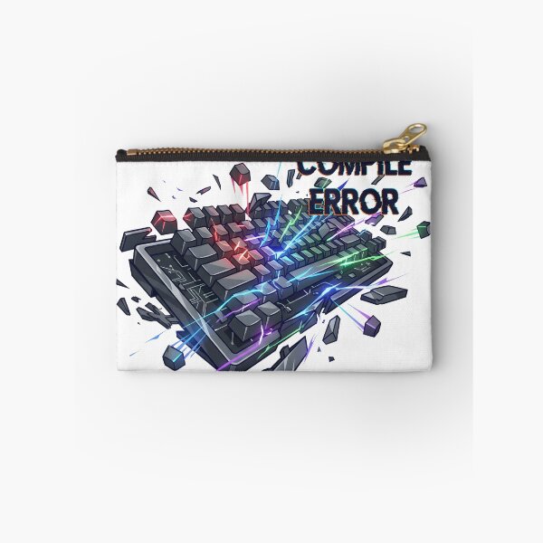 Item preview,  Compile Error Keyboard Smash Cyberpunk Programmer Rage Humor designed and sold by WorldShop17.