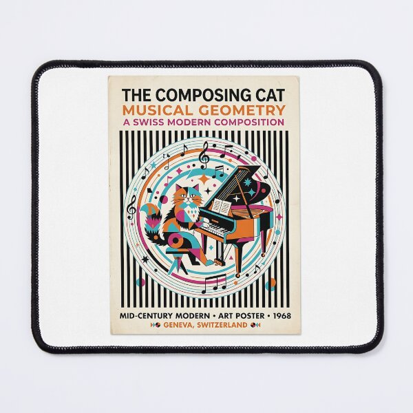 Item preview, Persian Cat Pianist designed and sold by PictoVibe.