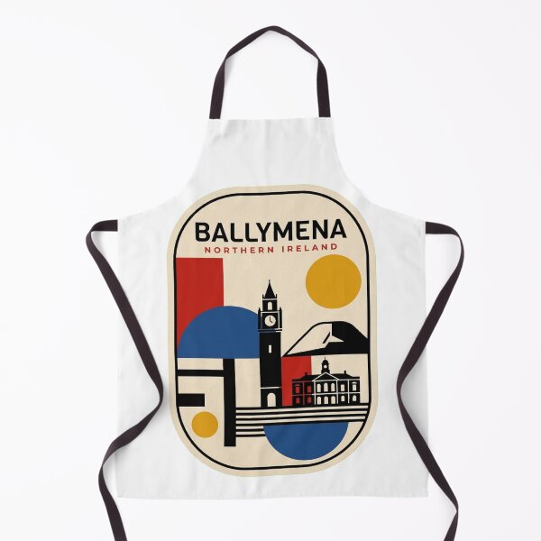 Item preview, Retro Ballymena Bauhaus Geometric Skyline designed and sold by k3rstman1.