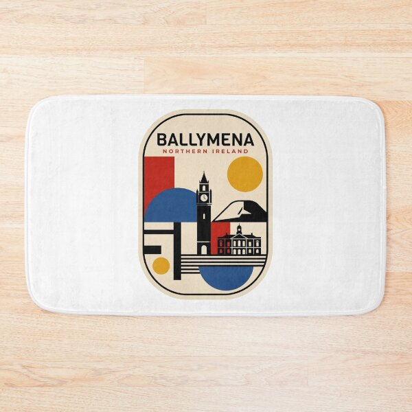 Item preview, Retro Ballymena Bauhaus Geometric Skyline designed and sold by k3rstman1.