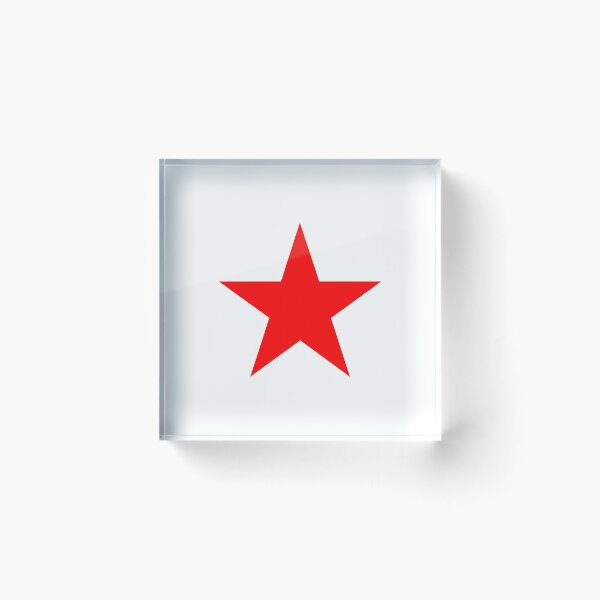 Item preview, Red Five Point Star designed and sold by pattern-archive.