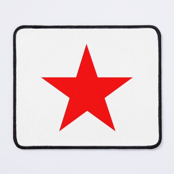Item preview, Red Five Point Star designed and sold by pattern-archive.