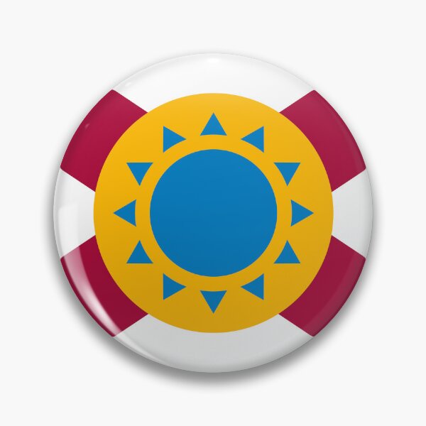Item preview, Bandera simplificada de Florida con sol designed and sold by Karate Octopus.