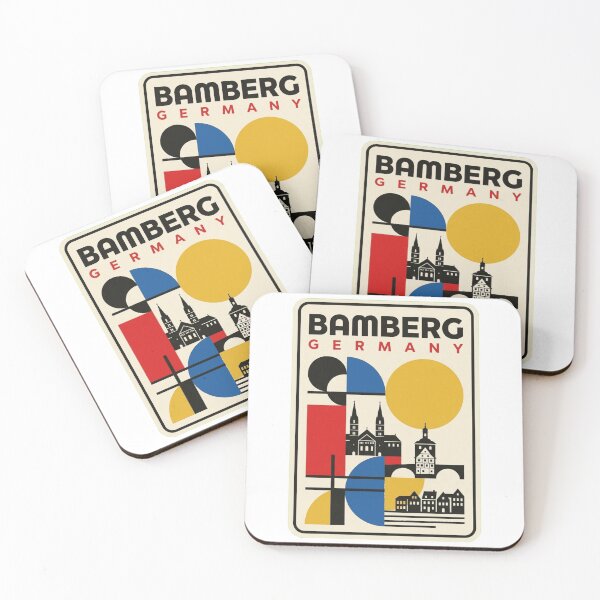 Item preview, Retro Bamberg Bauhaus Geometric Skyline designed and sold by k3rstman1.