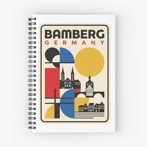Item preview, Retro Bamberg Bauhaus Geometric Skyline designed and sold by k3rstman1.
