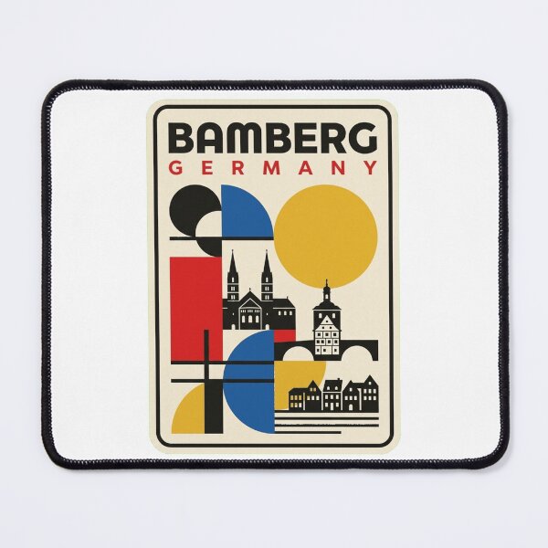 Item preview, Retro Bamberg Bauhaus Geometric Skyline designed and sold by k3rstman1.