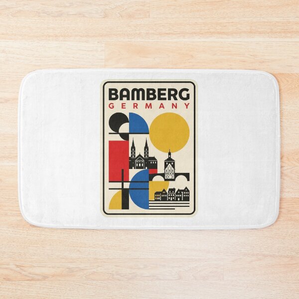 Item preview, Retro Bamberg Bauhaus Geometric Skyline designed and sold by k3rstman1.