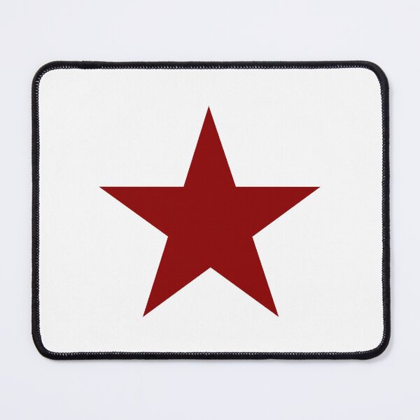 Item preview, Dark Red Five Point Star designed and sold by pattern-archive.